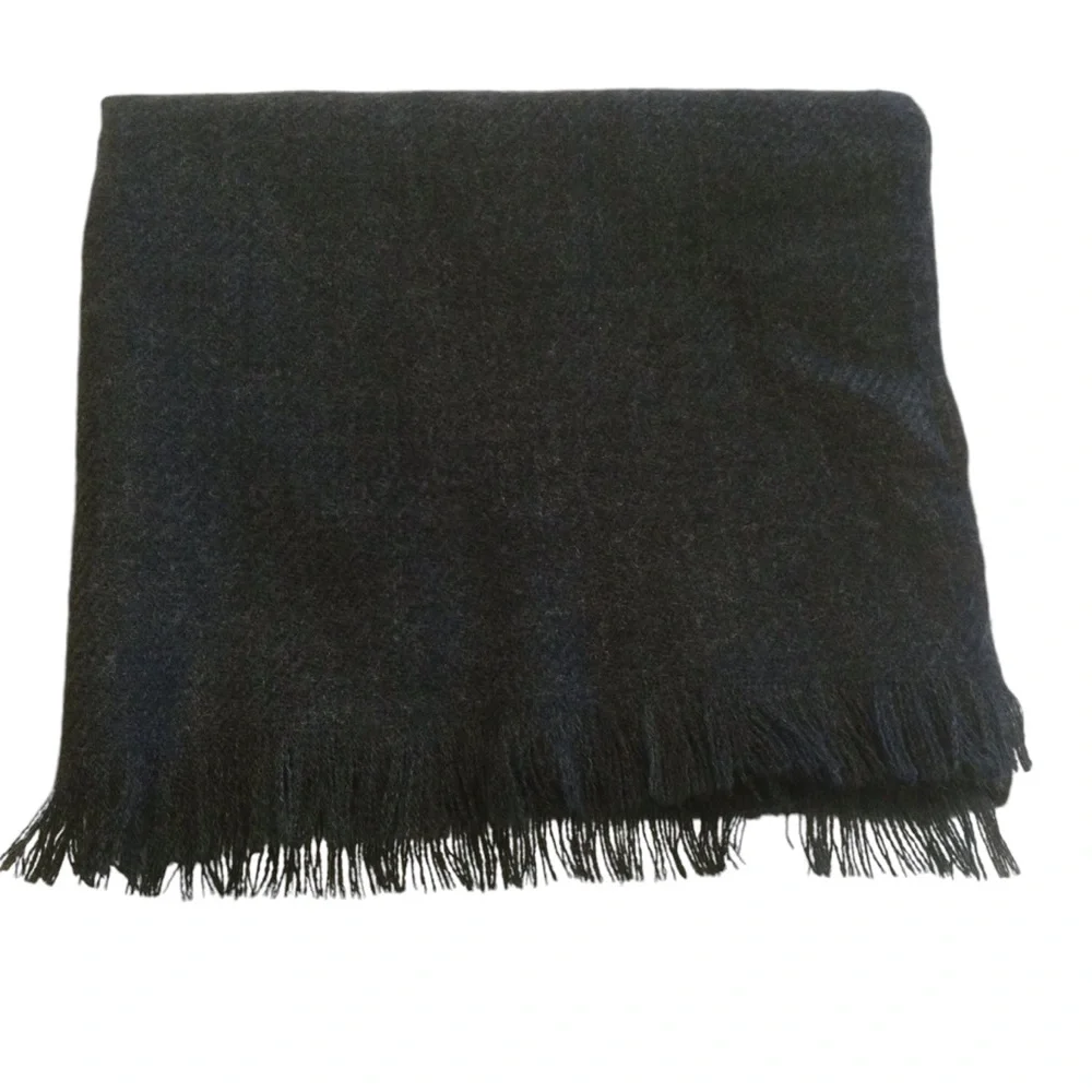 Pistil Herringbone Pattern Wool Blend Scarf